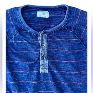 Lucky Brand Men’s Henley Long sleeve Large Shirt